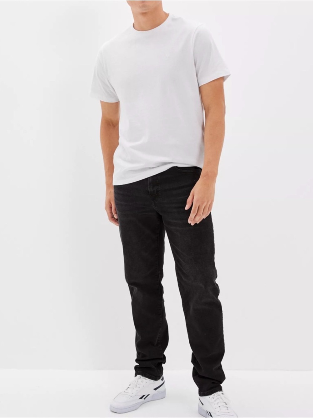 American Eagle AE Airflex Men’s Black Athletic Straight Jeans 29x32